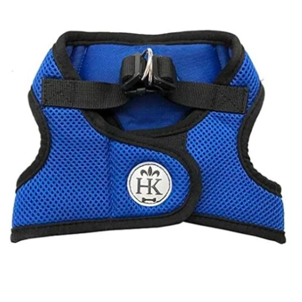 Blue (Extra-Large, 35-50lbs) | Easy Control Step-in Mesh Vest Harness for Dogs